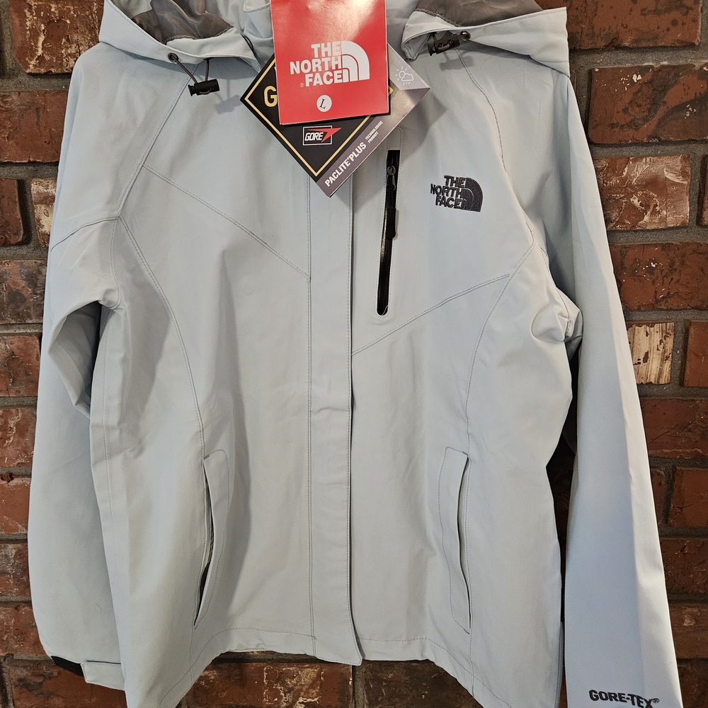 The North Face Women's Pale Blue Gore‑Tex Ski Jacket